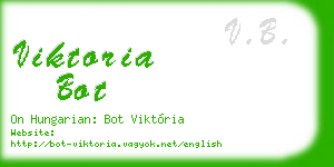 viktoria bot business card